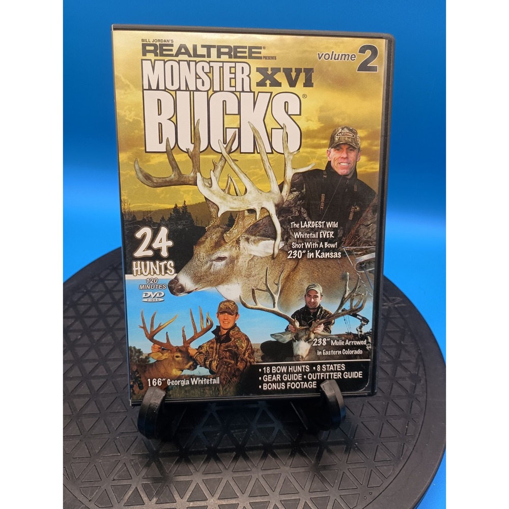 Realtree Monster Bucks XVI 16 Volume 2 DVD 2008 Bill Jordan Hunting 084718080202